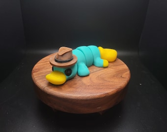 3D-Printed Articulated Perry the Platypus Fridge Magnet