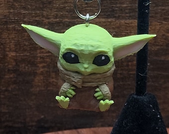 Star Wars - Mandalorian, Grogu, Mythosaur - Earrings or Keychains or Charms