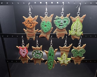 Tree Spirit Earrings - Video Game Inspired