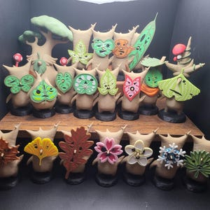 Tree Forest Spirit Statues  - Video Game Inspired *READ DESCRIPTION PLEASE*