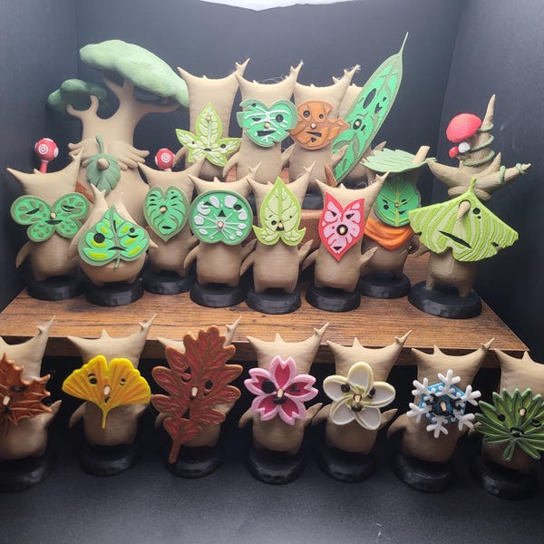 Tree Forest Spirit Statues  - Video Game Inspired *READ DESCRIPTION PLEASE*