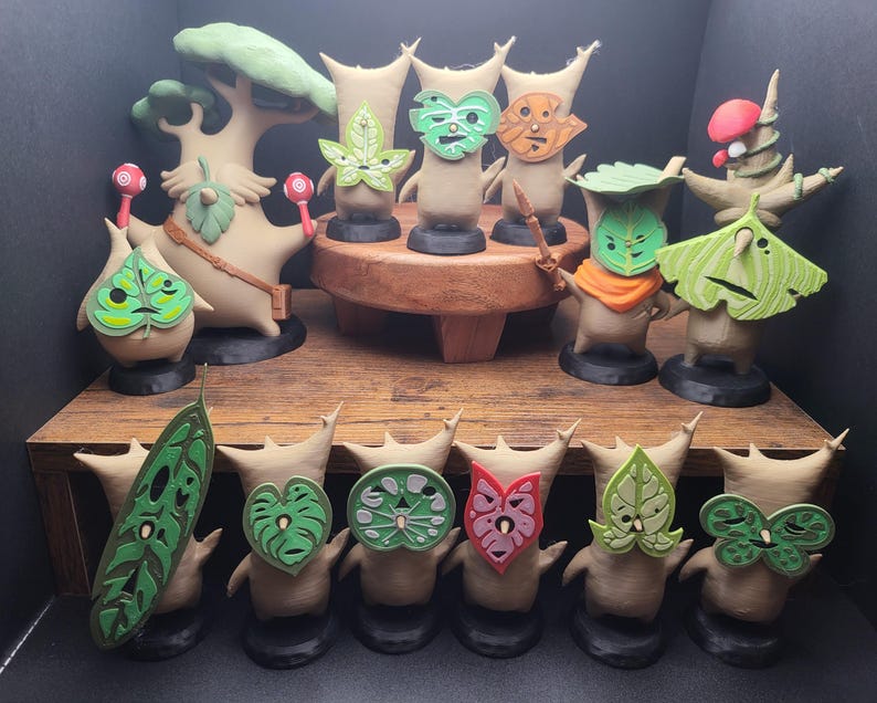 Tree Forest Spirit Statues - Video Game Inspired *READ DESCRIPTION PLEASE* Original 9 + Named