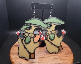Leader Tree Spirit Earrings - Video Game Inspired