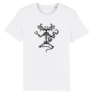 Petroglyph cernunnos (Black Design) T-Shirt