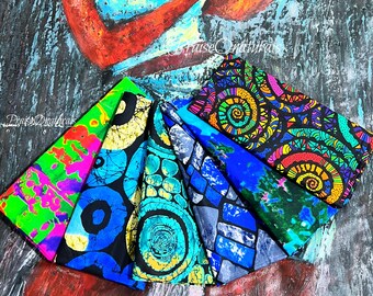 Paquete de telas africanas estampadas de 6 x 1 yarda, telas Ankara 100% algodón encerado, paquete de tela estampada para costura, acolchado, ropa y manualidades.
