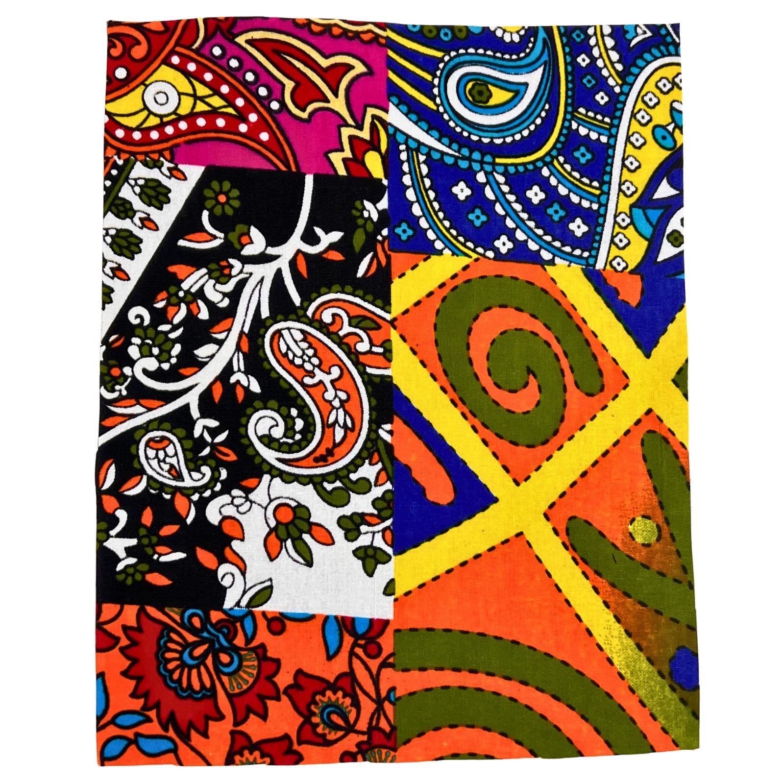 African Ankara Fabric Bundle 5 Pieces | Colourful African Print Cotton ...