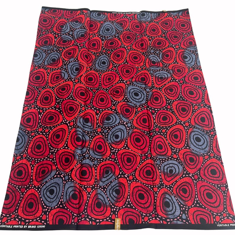 African Fabric Ankara 6 Yards 100 Cotton Dressmaking Great Quality