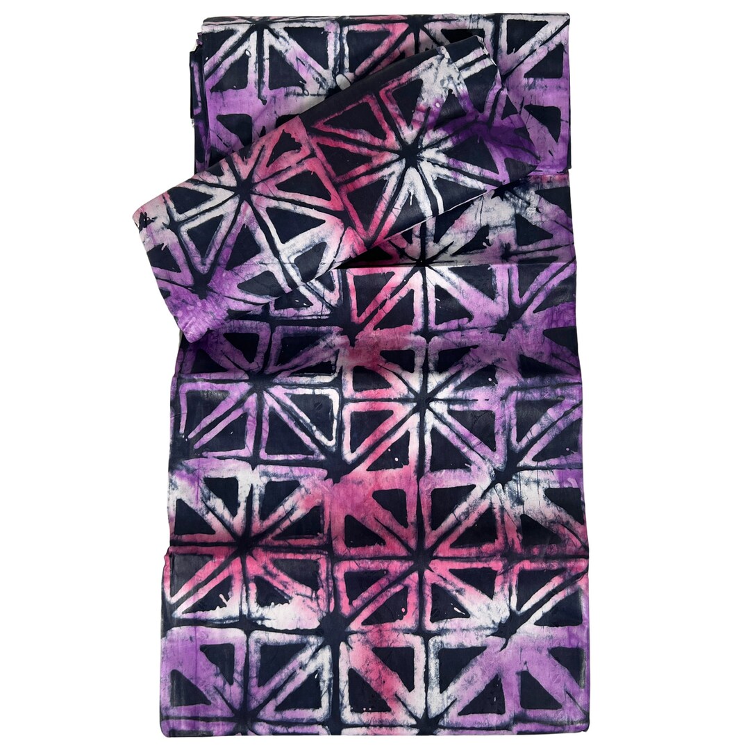 African Hand Dyed Wax Adire 100% Cotton up to 5 Yards Uniquely Crafted African Hand Dyed Wax Adire 100% Cotton up to 5 Yards Uniquely Crafted
