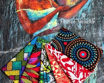 Paquete de tela africana estampada de cera de 6x1 yarda, juego de tela Ankara 100% algodón, tela africana estampada para costura, acolchado, turbantes y manualidades.