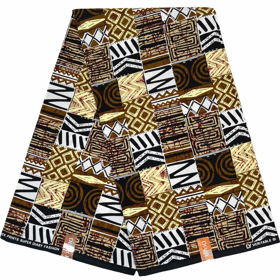 Buy African Ankara Fabric: 100% Cotton Ethnic Print Sewing