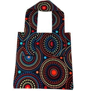 Tragetasche Ankara Handmade Afrikanischer Stoff Druck Frauen Faltbare Waschbar Umhängetasche Einkaufstasche Reise Stilvolle 100% Baumwolle Material