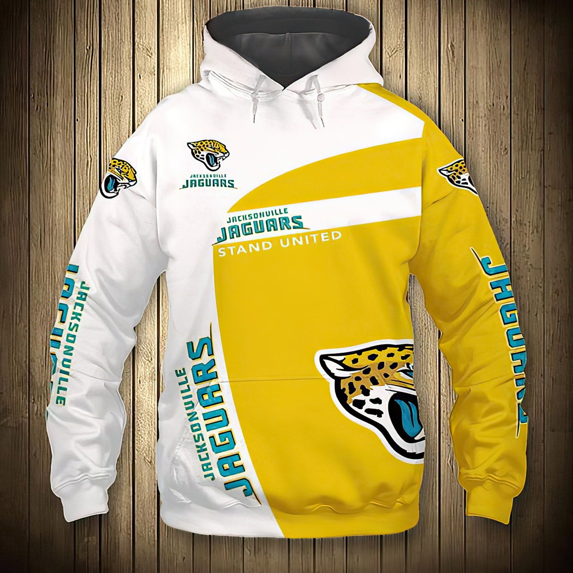 Jacksonville Jaguars Premium Fleece Hoodie NFL Jacksonville Etsy