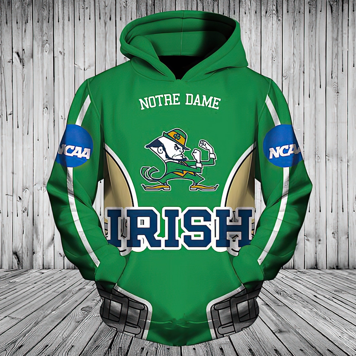 Notre Dame Fighting Irish Premium Fleece Hoodies Notre Dame | Etsy