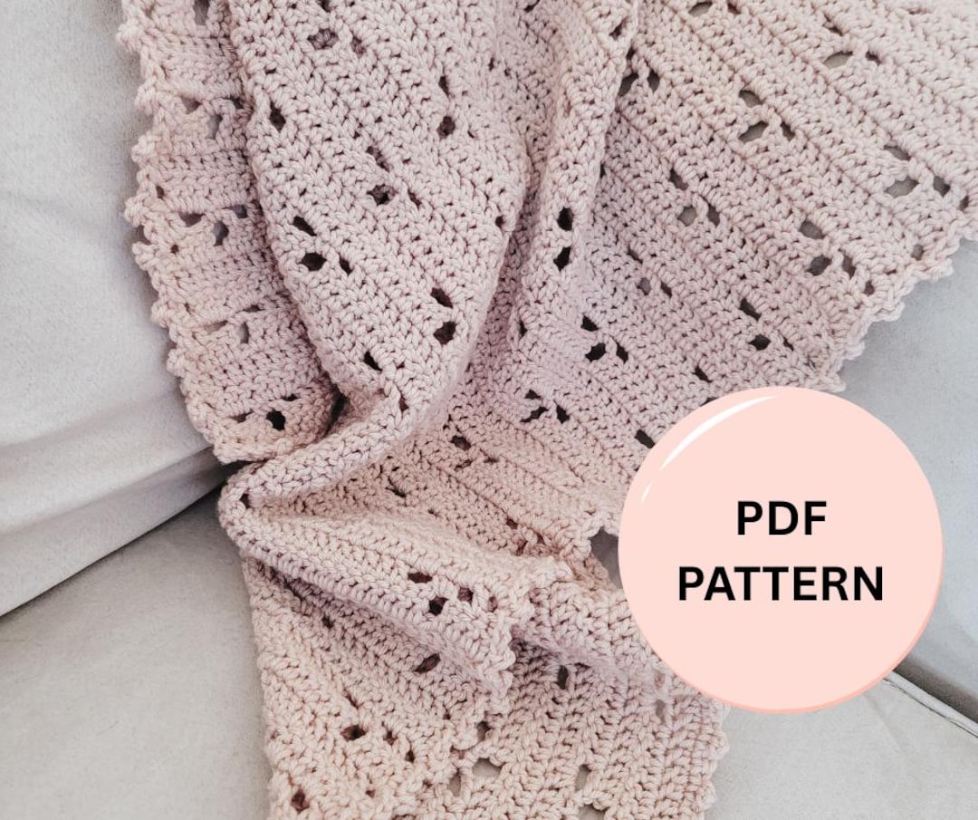 Sweet Pea Crochet Baby Blanket Pattern | Crochet Pattern | PDF Download ...