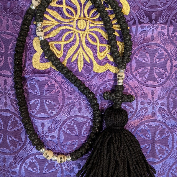 Orthodox Prayer Rope (Skull Beads)