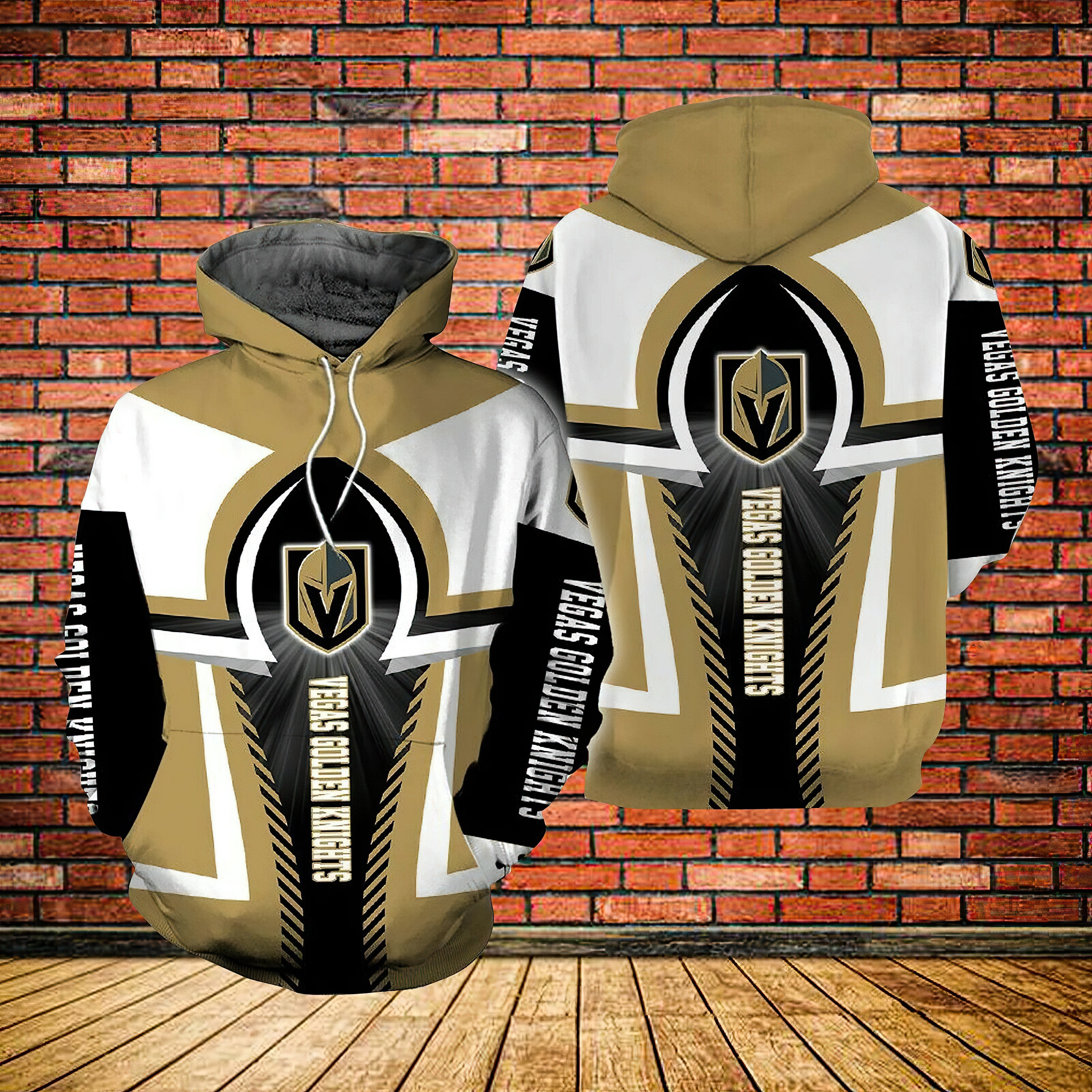 Vegas Golden Knights 3D Hoodie Full Printing Vegas Golden Etsy