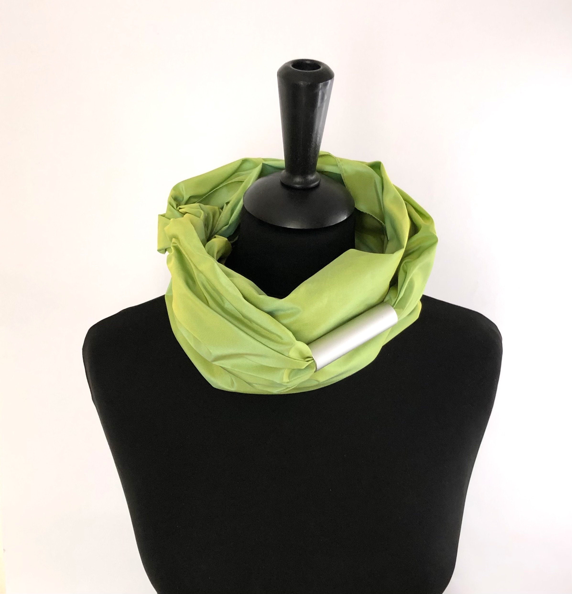 Neck-stolas Taffeta Acid Green 