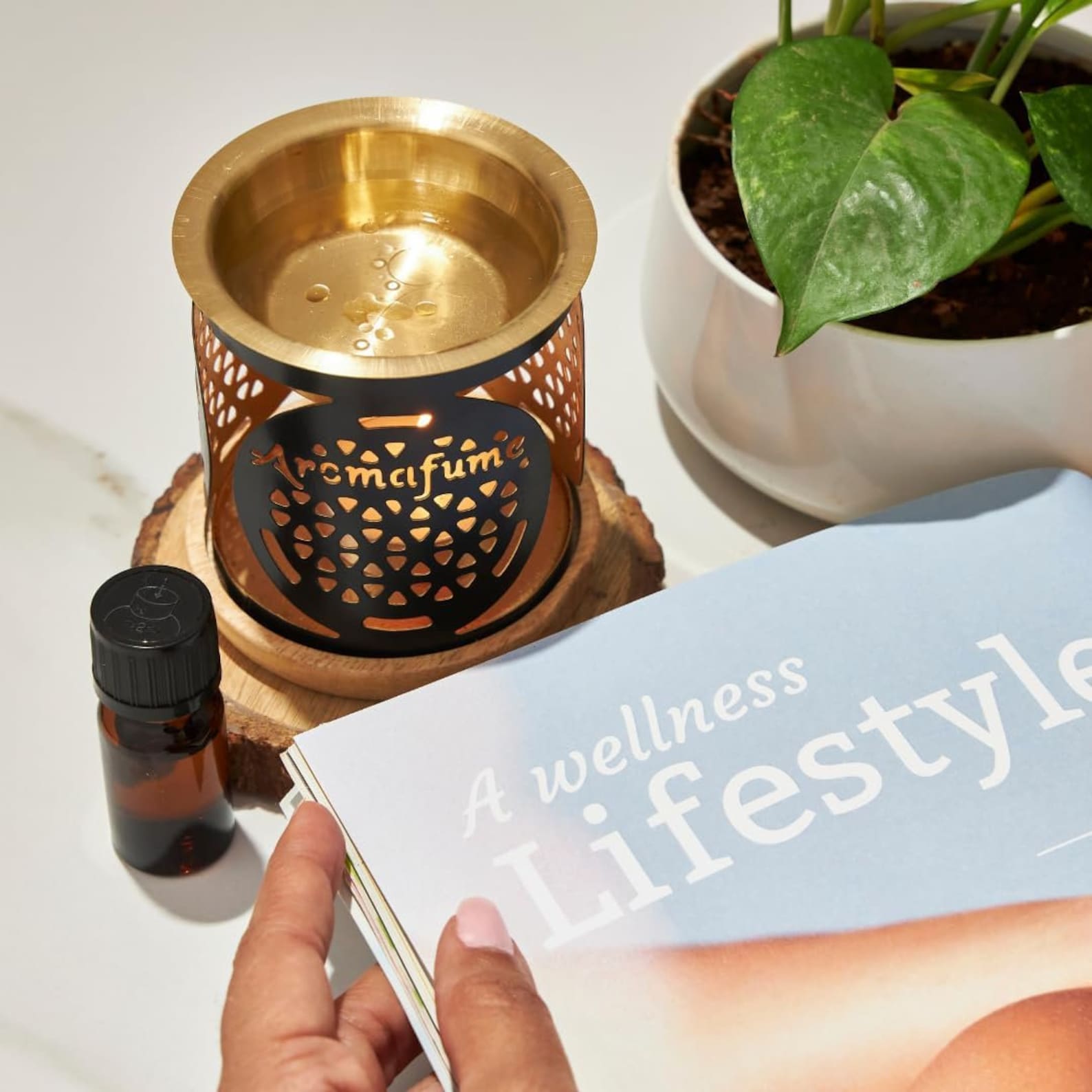 Flower of Life Essential Oil Burner – Aromatherapy Diffuser & Smokeless ...