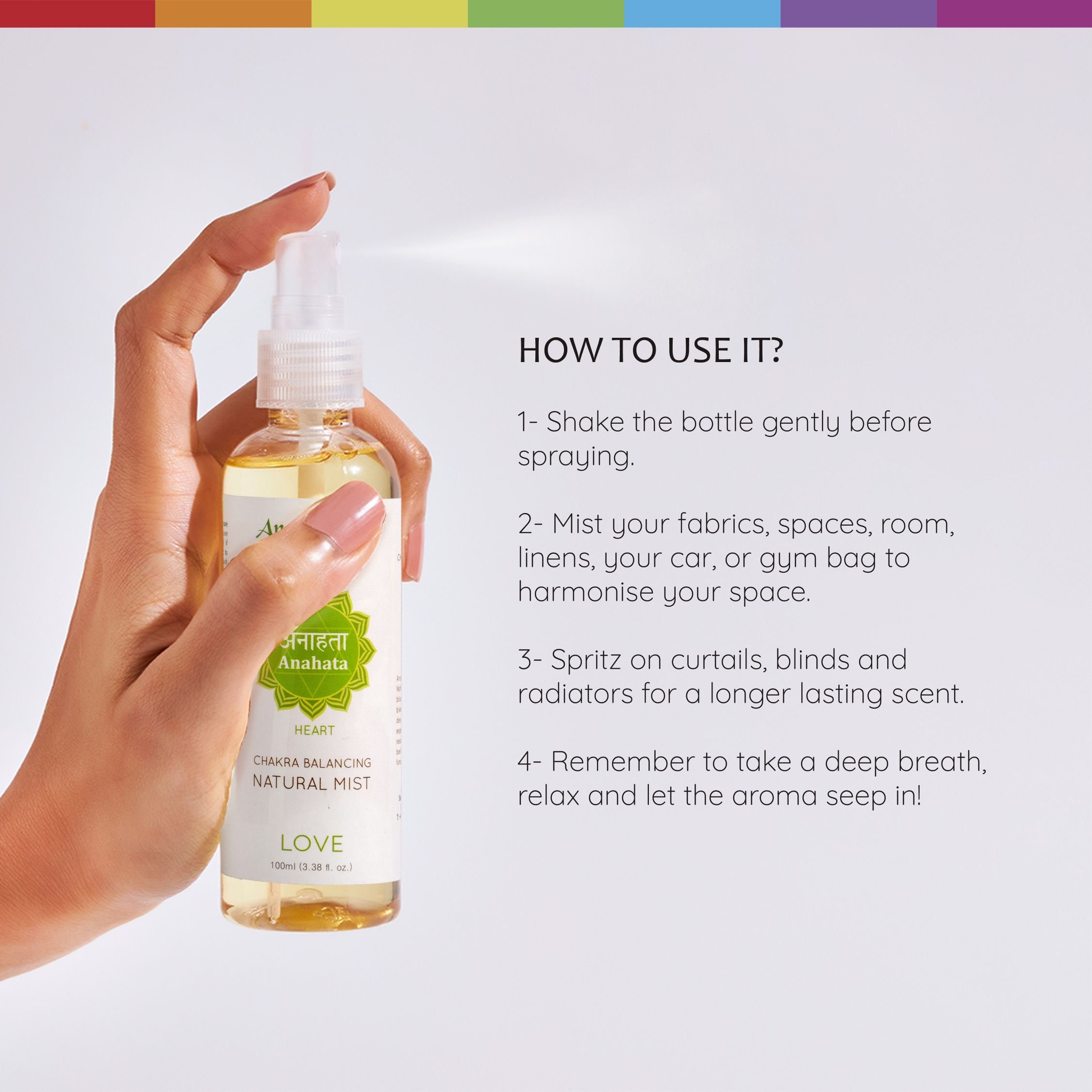 7 Chakra Natural Mist Spray Gift Set Yoga & Meditation Air Etsy