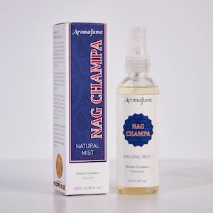 Nag Champa Natural Mist Spray by Aromafume | Made with fresh Jasmine | Meditation Spray for Yoga and Rituals | Non-alcoholic & Non-toxic