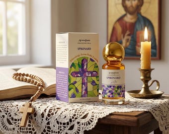 Spikenard Anointing Oil – Biblical Prayer Oil, Christian Blessing Oil – Holy Oil for Prayer, Church, Healing,Worship