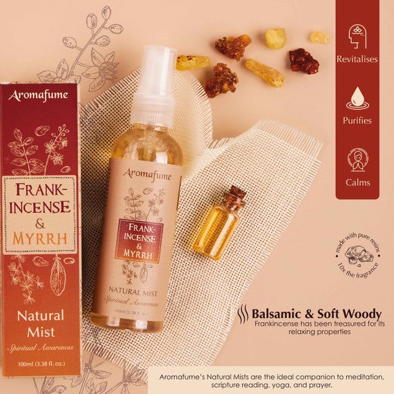 Aromafume White Sage & Frankincense Smudge Spray - 100ml Natural Mist For Positivity