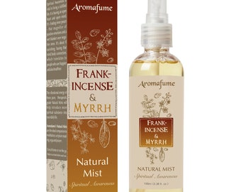 Frankincense & Myrrh- Boswellia Carterii- Resin Natural Mist | Made with Pure Resin Essential Oils | Spirituality | Purify | Aromatherapy