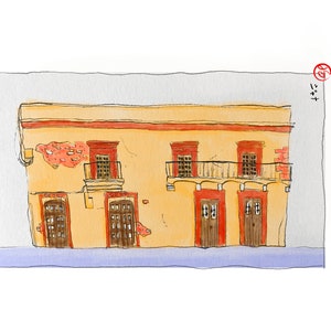 Cartão Postal Esboço 1# de Oaxaca