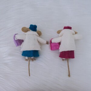 Wool rat ornament