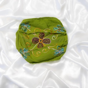 Broderad huvudband, bomullspannband, boho yogapannband bild 5