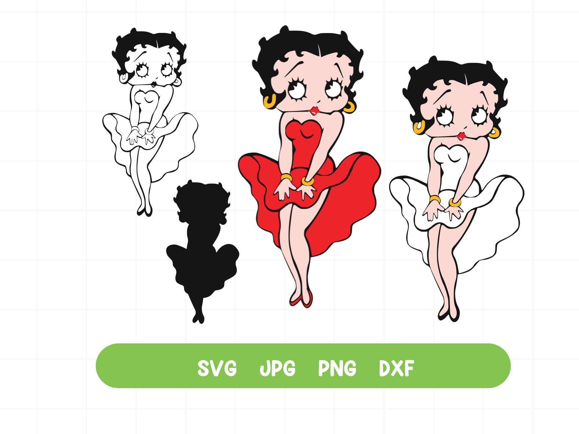Betty boop stencil - Etsy 日本