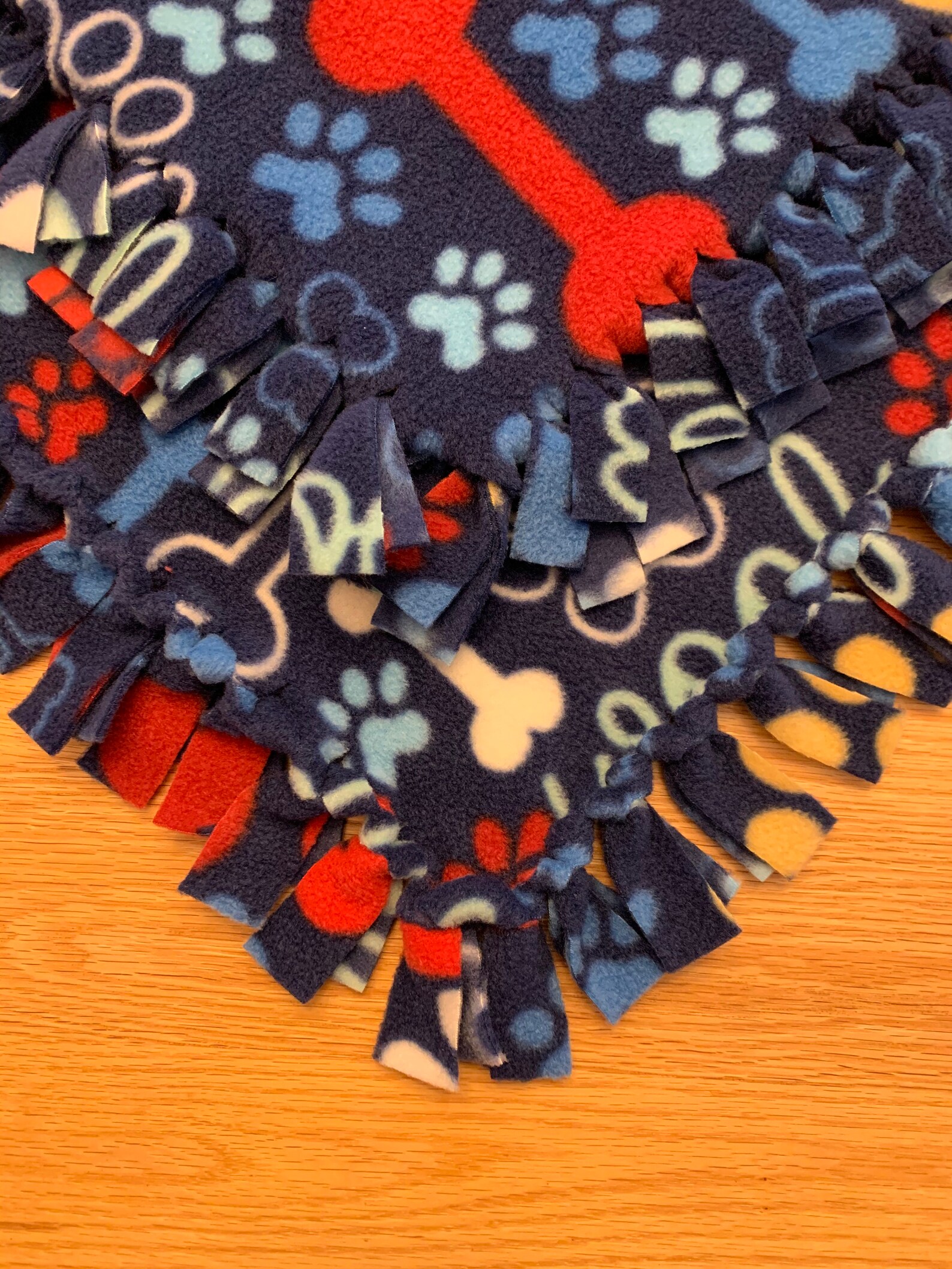 Dog Blanket 2 . Fleece Knot Blanket. Tie Knot Blanket. Dog Etsy