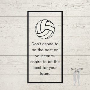 Inspirational Volleyball SVG, png, pdf - Team Gift - Volleyball Sign
