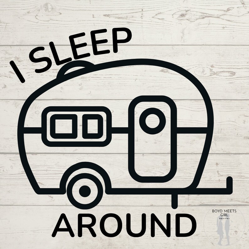 Camping SVG - I Sleep Around - Funny Camping - Camping DIY - Etsy