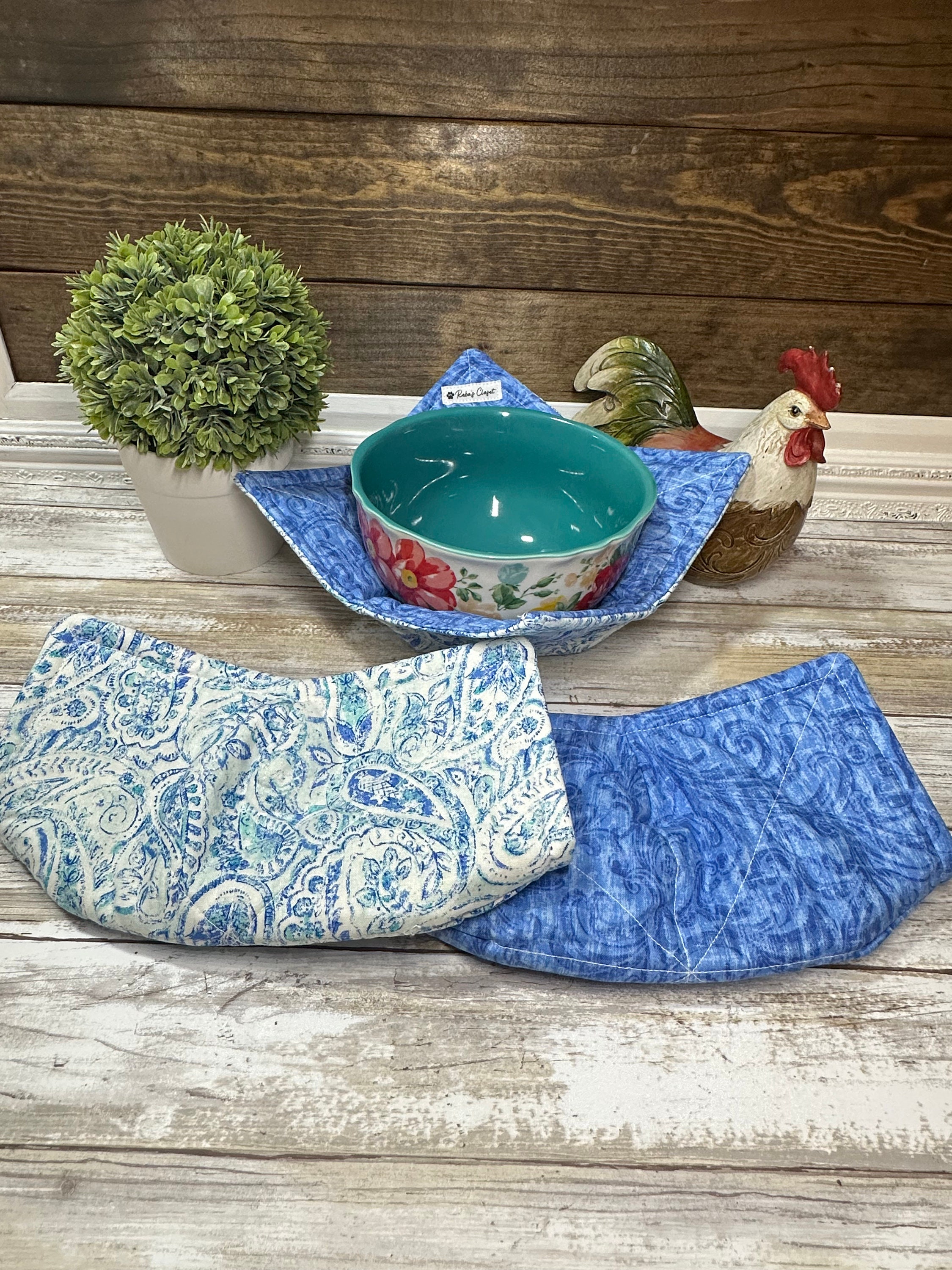Microwave Pot Holders - Large (3 Fabric Options) - Amish Made