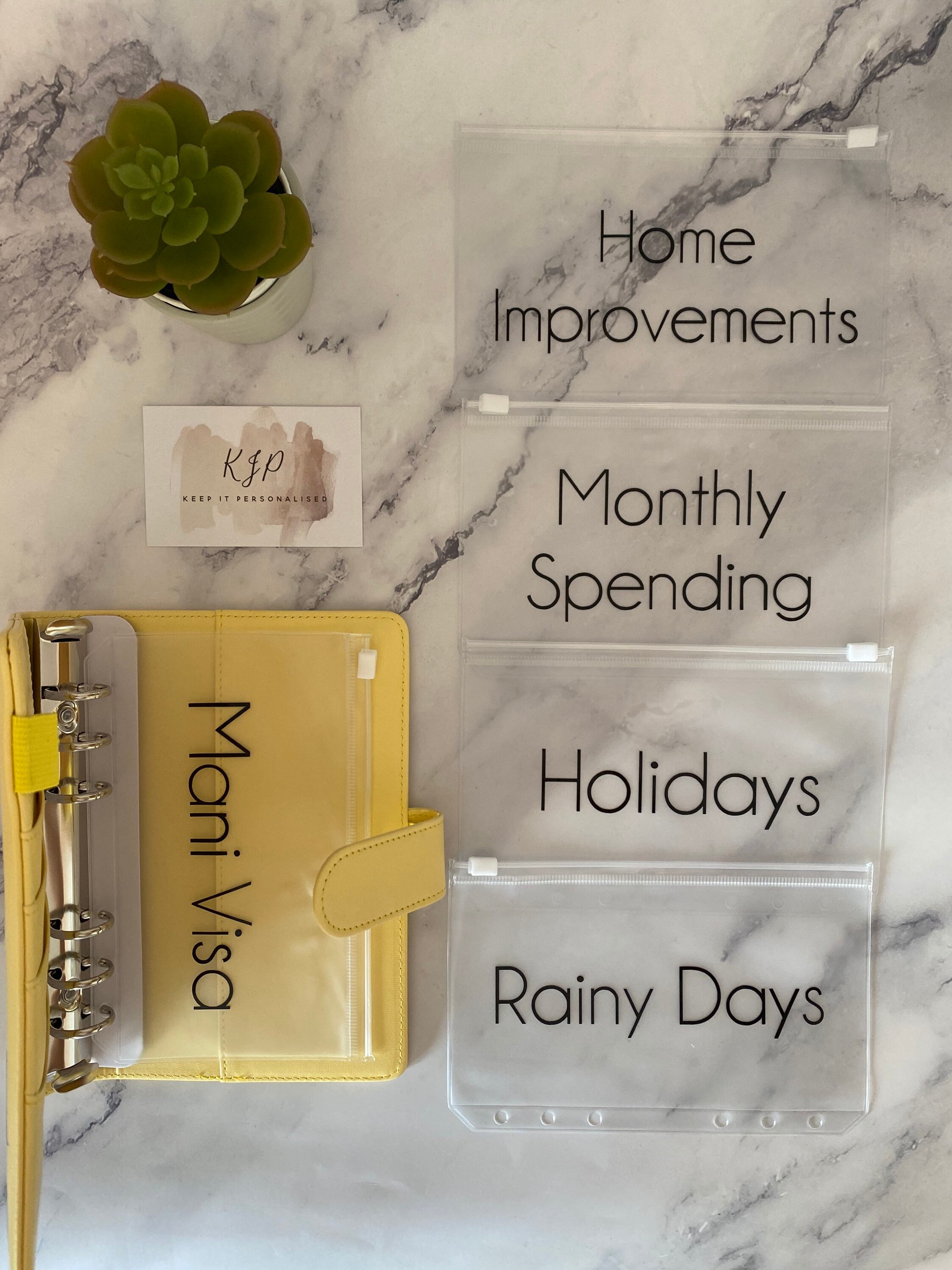 Personalised Money Binder Savings Binder Budget Binder Etsy