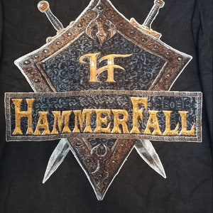 HAMMERFALL The Templar World Crusade 1998 LS Stratovarius Iron Maiden Helloween Judas Priest Metal Church Accept Blind Guardian Rhapsody image 3