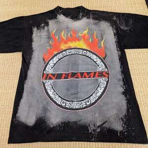 IN FLAMES Unholy Flames Allover TS 1999 Children Bodom Dimmu Borgir Opeth Dark Tranquillity Soilwork Amorphis Nightwish Slipknot Arch Enemy