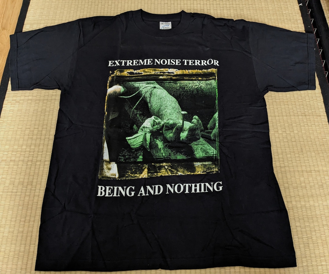 EXTREME NOISE TERROR Tシャツ　XL バックプリントあり il_1080xN.5173633737_an2h.jpg