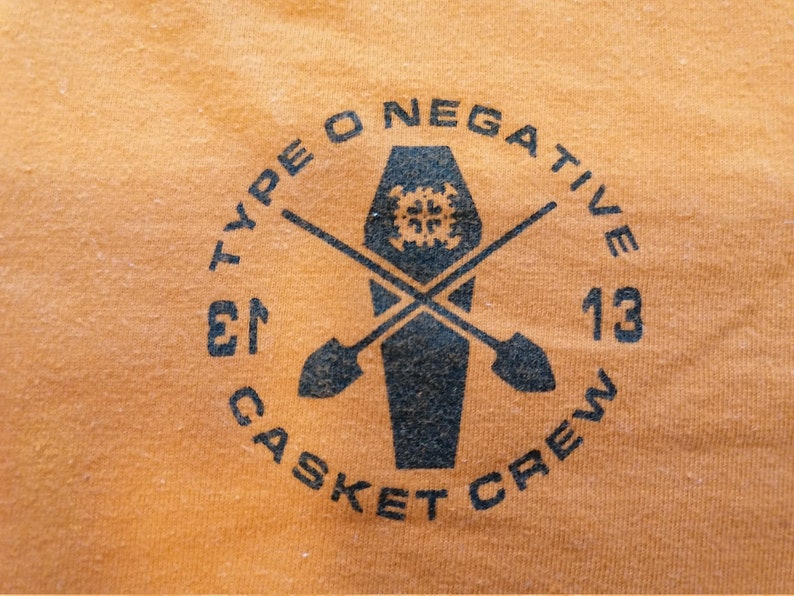 type o negative casket crew shirt