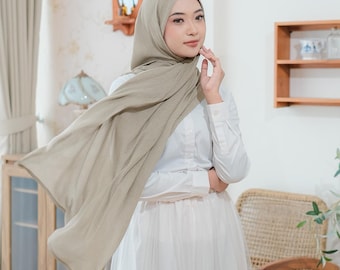 Pañuelo LANA, 13 colores, hiyab de viscosa de bambú con detalles brillantes, shayla, pañuelo para la cabeza, turbante, cubierta para la cabeza