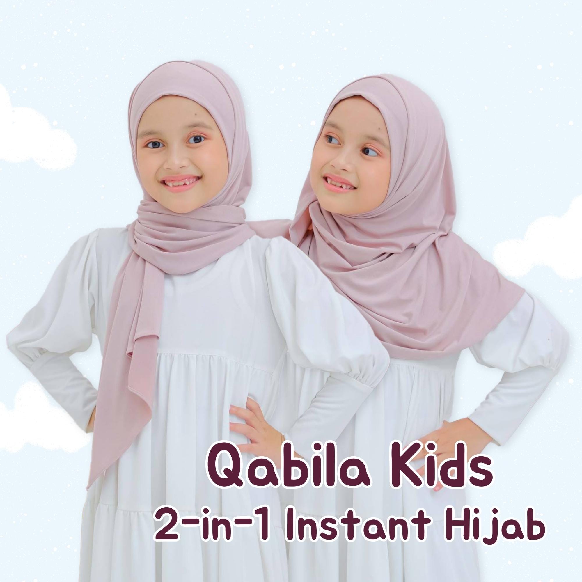 2 in 1 hijab