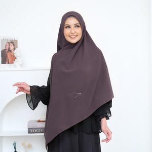 YASMINA Instant Hijab, 21 Colors Premium Ceruti Babydoll Khimar Hijab