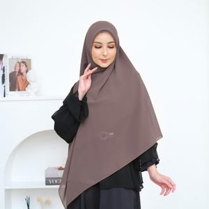 YASMINA Instant Hijab, 22 Colors Premium Ceruti Babydoll Khimar Hijab