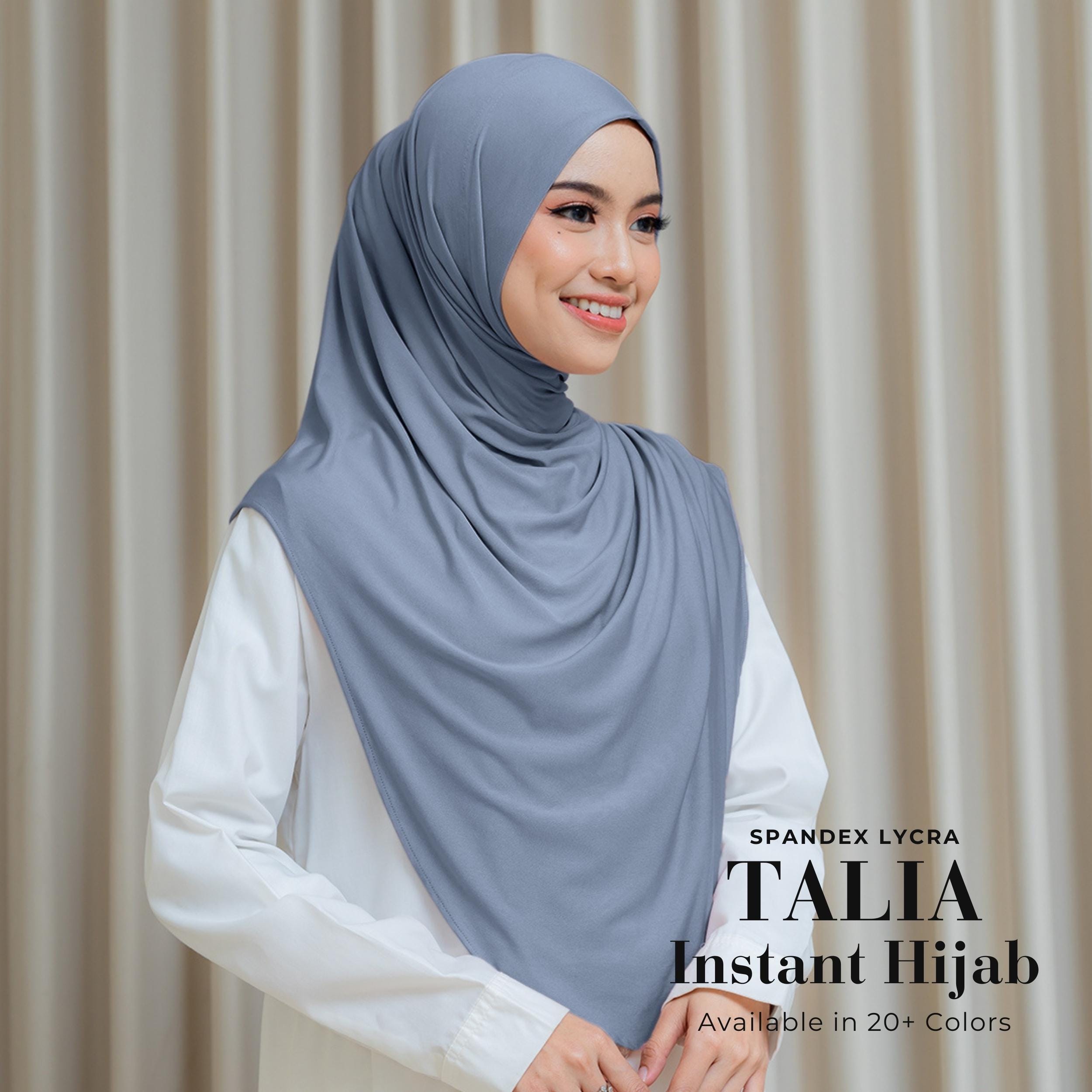 instant satin hijab