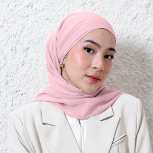 VIOLA Scarf, 14 colors Premium Voile Headscarf, Hijab Shayla, Lightweight Shawl Turban Women Head Wrap Soft Pink Cute Muslim Gifts for Women