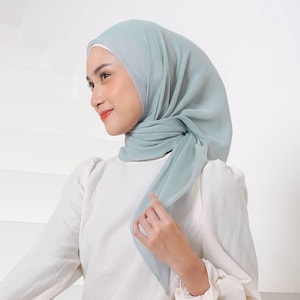 CARA Scarf, 24 Colors Premium Authentic Paris Square Hijab Headscarf, Lightweight Shawls Scarves Wraps, Head Covers, Muslim Gifts for Women