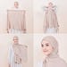NAJLAA Semi instant Hijab Scarf With Back Ties 12 Colors Jersey Hijab