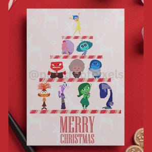 Pixar Movie Christmas Card