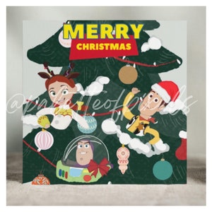 Toy Story Pixar Carte de Noël des Fêtes 2022